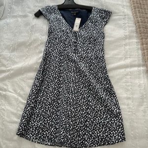 Banana Republic Navy and White dress- NWT, Size 4P